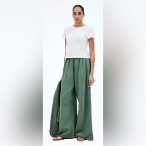SLVRLAKE Green Wide Leg Pants